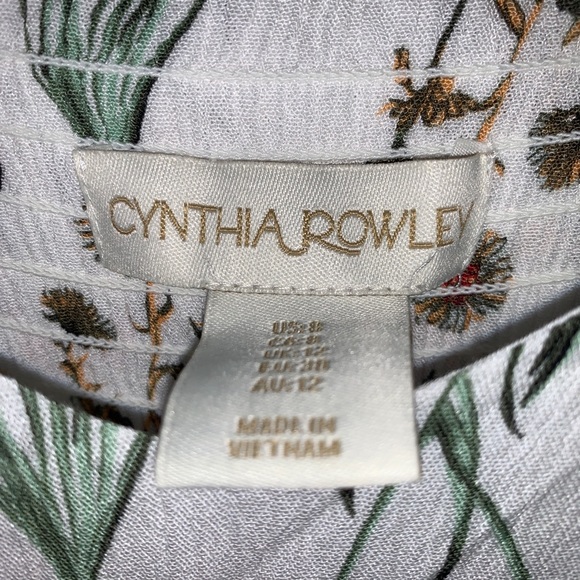 Cynthia Rowley size 8 Long Maxi Floral Dress - Picture 6 of 7